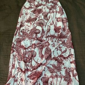 Floral Print Maxi Skirt